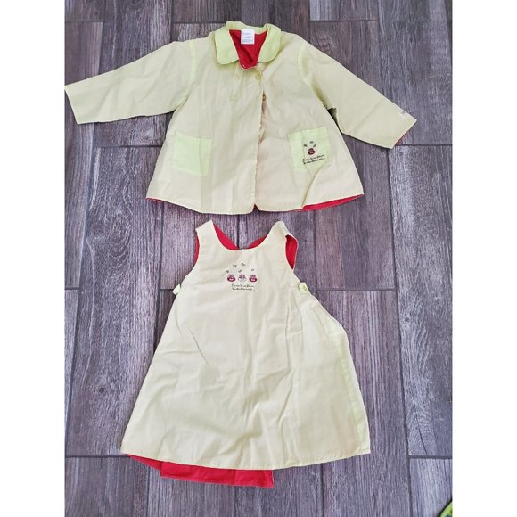 Jacadi Dresses Jacadi Baby Girl Wrap Dress With Matching Jacket In
